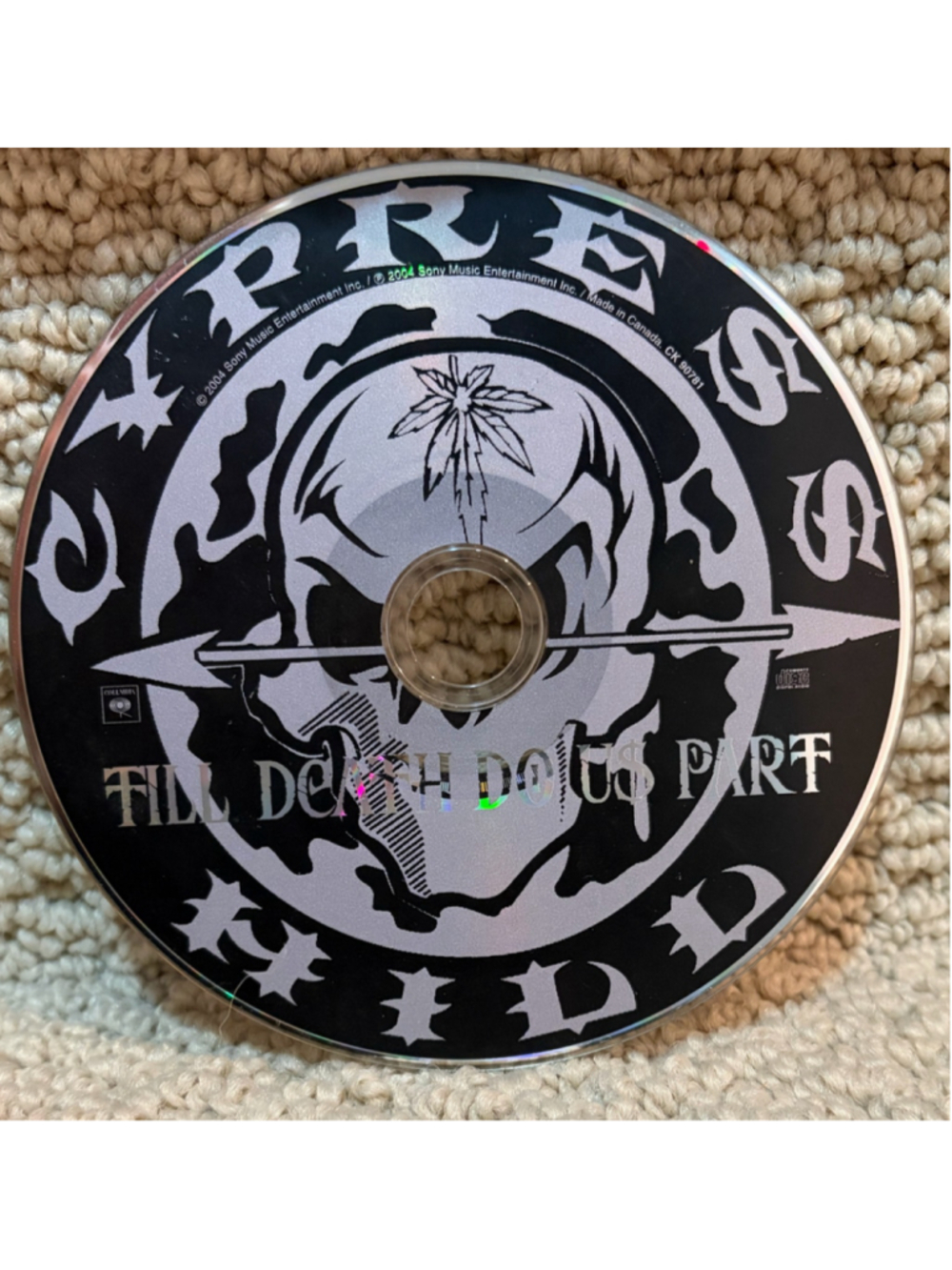 5 for $20 Cypress Hill Till Death Do Us Part Music CD Black Silver One Size